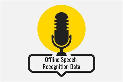 dados de reconhecimento de fala offline
